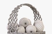 Wicker Basket 04 Gray with Apples, a Food & Drink 3D Model by Markelos (Thumbnail 22 of 31)