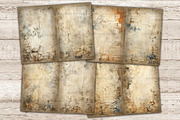 Distressed Junk Journal Pages, a Texture Illustration by GlamArtZhanna (Thumbnail 3 of 10)