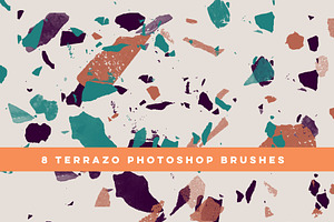 8 Terrazzo Photoshop Brushes