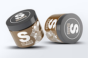 Cosmetics Glass Jar Mockup, a Packaging Mockup by Hubzway (Thumbnail 1 of 7)