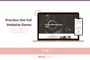 Squarespace Website Template. Ito