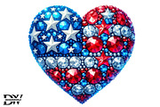 American Heart Diamond Heart png, an Illustration by Designworld (Thumbnail 1 of 7)