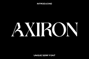 Axiron - Classy Serif Font, a Serif Font by Luna Shop (Thumbnail 1 of 8)