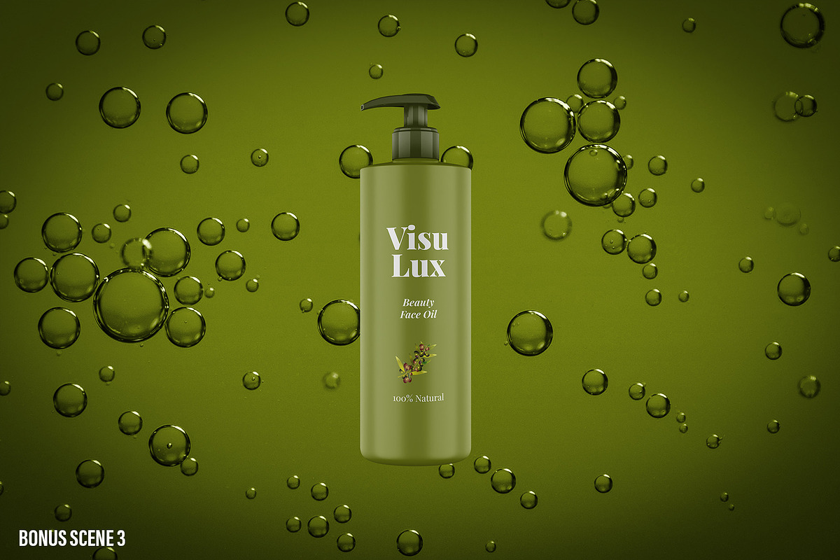 Cosmetic Pump Bottle Mockup 5 Views, a Cups & Container Mockup by Illusiongraphic (Photo 9 of 22)
