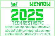 Robot Design Font, a Font by weknow (Thumbnail 5 of 8)