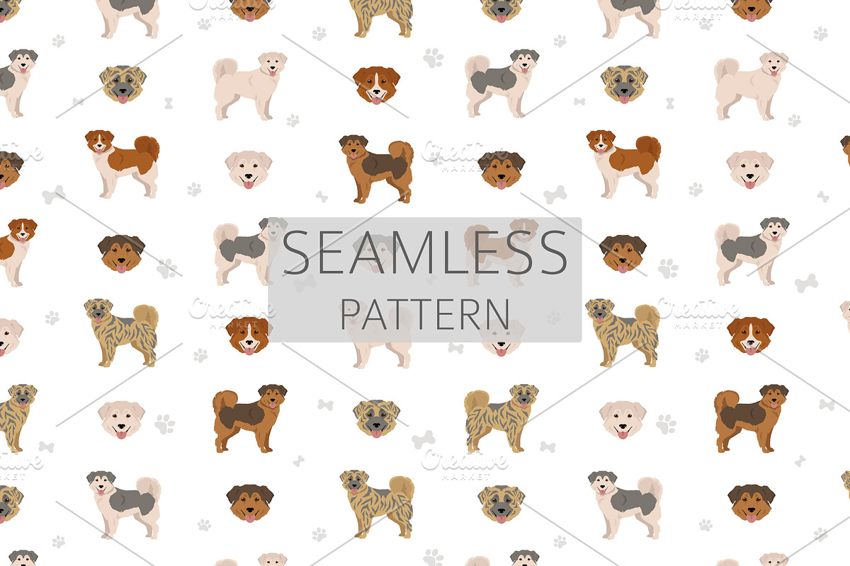 Aidi dog clipart, an Animal Illustration by pet design shop (Photo 6 of 6)