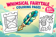 Fairytale Coloring Pages Vol. 3, an Object Illustration by Inkivelle Studio (Thumbnail 1 of 3)