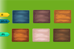 Wooden desks for game interface
