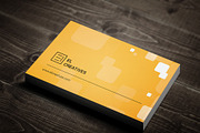 Creative Orange Business Card, a Business Card Template by bouncy (Thumbnail 4 of 4)