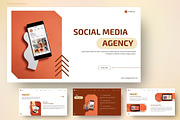 Pixelora Social Media Agency, a Presentation Template by FIBRINOSÄ (Thumbnail 1 of 2)