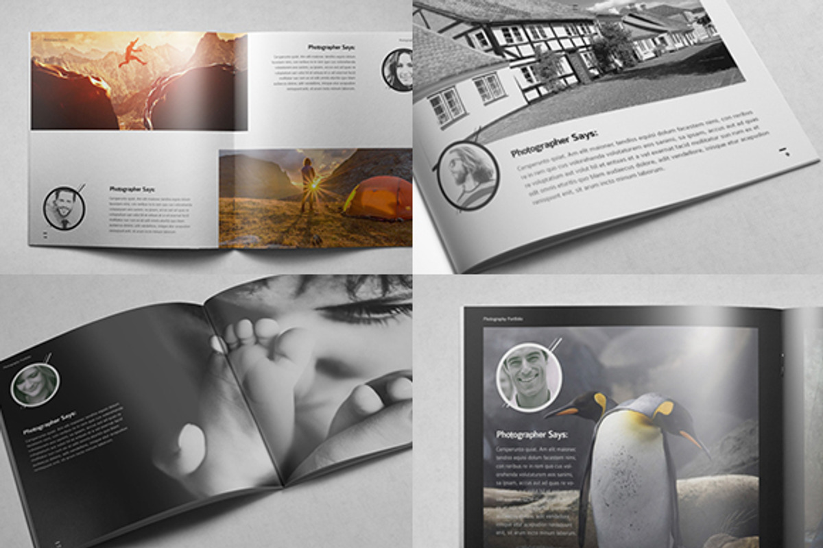 Square Portfolio Template, a Brochure Template by Thirtypath Studio (Photo 4 of 5)