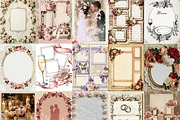 59 Vintage Rose Wedding Journal Kit, a Pattern Graphic by LA Design (Thumbnail 4 of 10)
