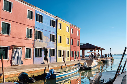 Colorful houses in Burano island, an Architecture Photo by tilialucida