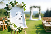 Simple Wedding Sign, a Stationery Template by Aarley Kaiven (Thumbnail 2 of 4)