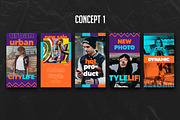 Urban Instagram Story PSD Templates, a Social Media Template by Giraffe Design Studio (Thumbnail 2 of 21)