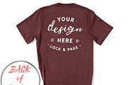 Back Of T-Shirt BC3001 Mockup Bundle, a Shirt Mockup by lock and page (Thumbnail 58 of 88)