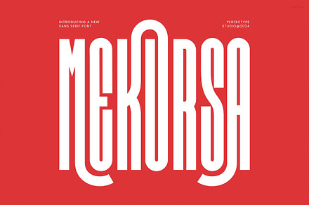 Mekursa Modern Ligature Sans Serif, a Sans Serif Font by Perfectype