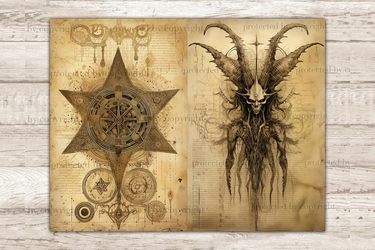 Grimoire Junk Journal Kit | Witch