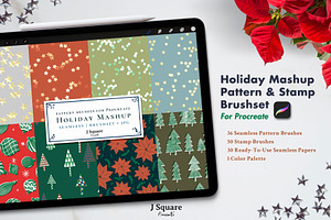 Holiday Mashup Pattern & Stamp Brush