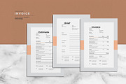 Brief - Estimation - Invoice, a Stationery Template by ThemeDevisers (Thumbnail 1 of 4)