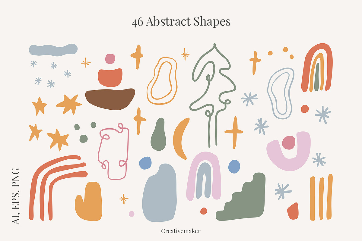 Abstract Mid Century Modern BUNDLE, an Object Graphic by Creativemaker (Photo 5 of 26)
