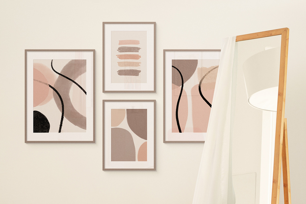 Trendy Frame Mockup Template Bundle, a Product Mockup by FoundImages (Photo 19 of 25)