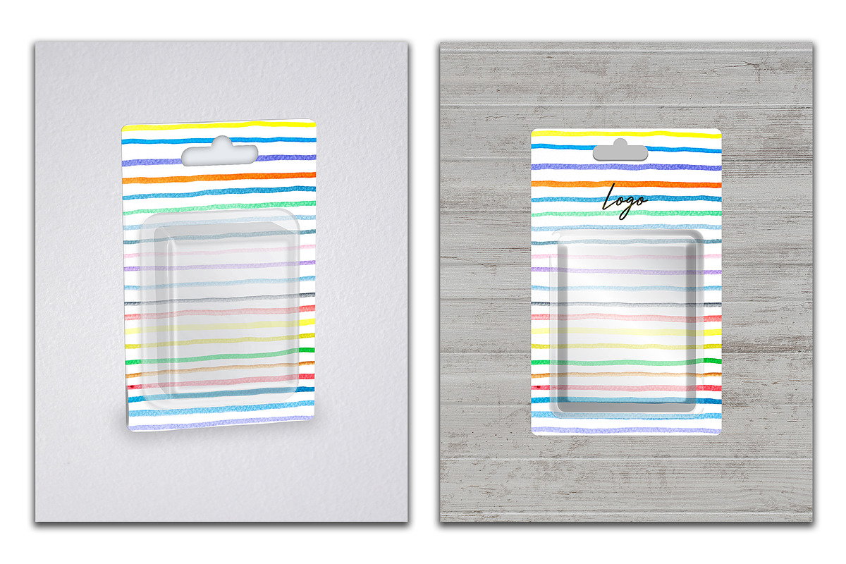 Blister Card Mockup + Template, a Packaging Mockup by Korner (Photo 4 of 11)