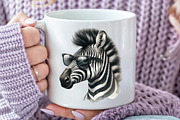 Funny Grumpy Animals Clipart, an Icon by CraftArtStudio (Thumbnail 5 of 6)