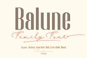 Balune Family Font, a Sans Serif Font by AuthenType (Thumbnail 1 of 10)