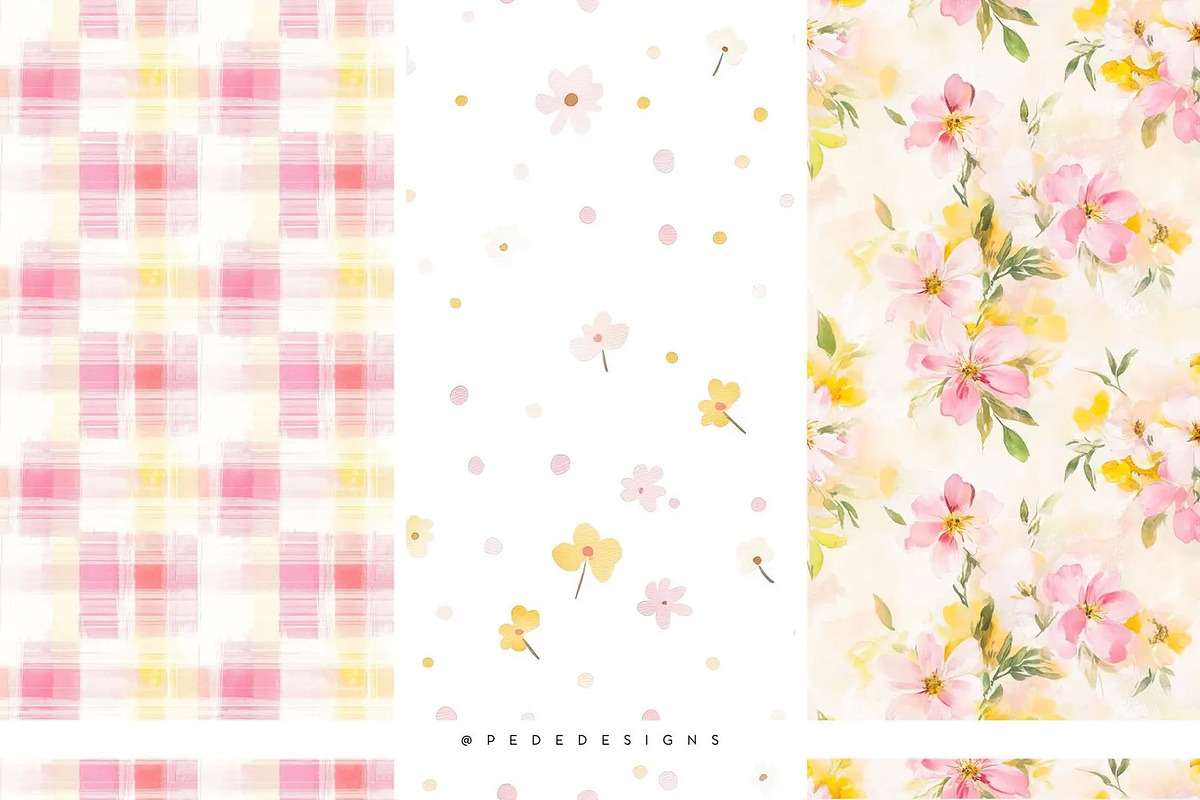 Spring Is Here. Pink Edition., a Seasonal Illustration by PeDe Designs (Photo 11 of 14)