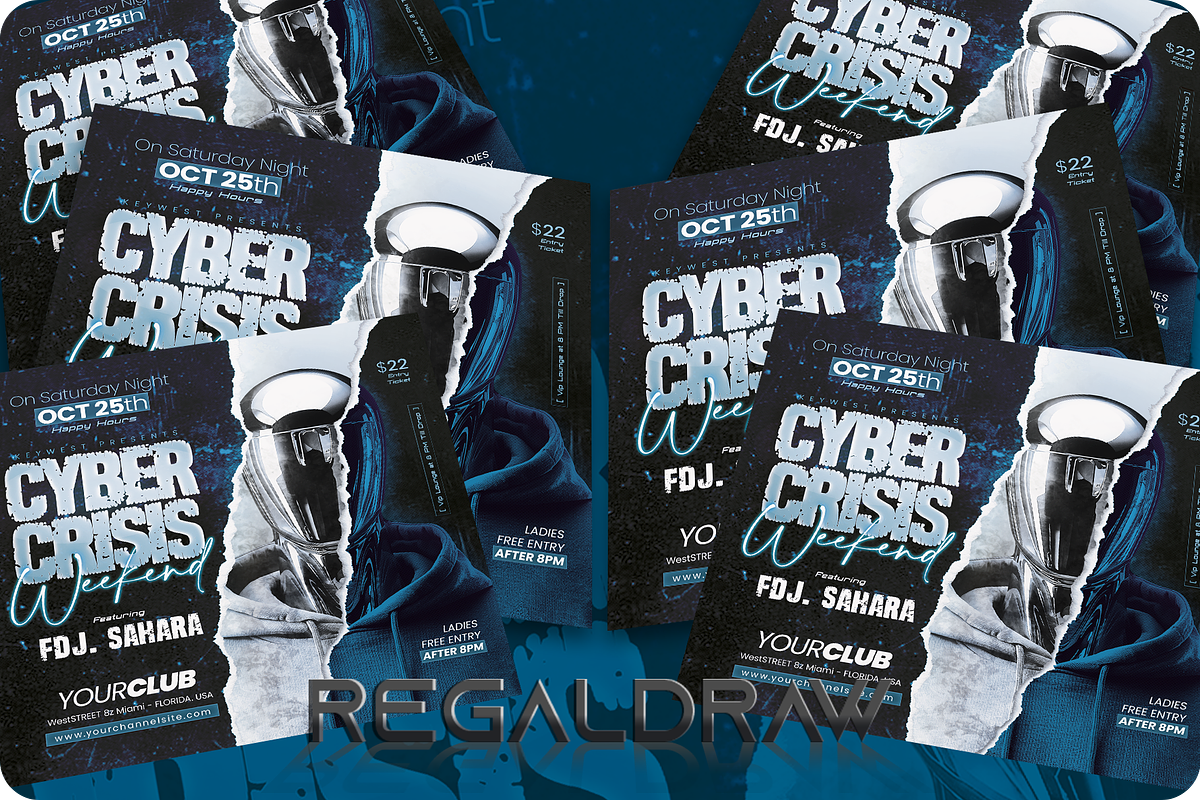 Cyber Crisis Weekend Flyer preview 3