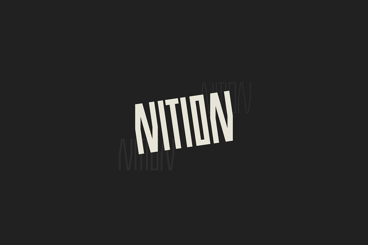 Nition Font, a Sans Serif Font by Erifqizefont (Photo 1 of 10)