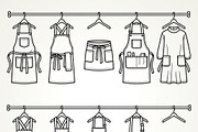 Bundles Set Bakery Packaging Icons, an Outline Icon by adenpinkstore (Thumbnail 8 of 12)