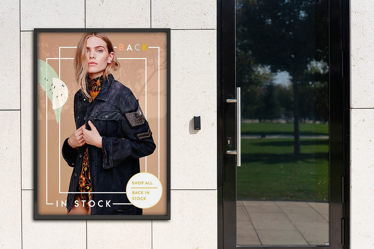 Street Poster Mock-Up's, a Print Template by Dikarte.Store (Photo 15 of 16)