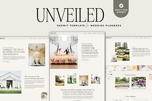 Showit Template for Wedding Planners, a Websites & App Template by Lennox Creative Co.