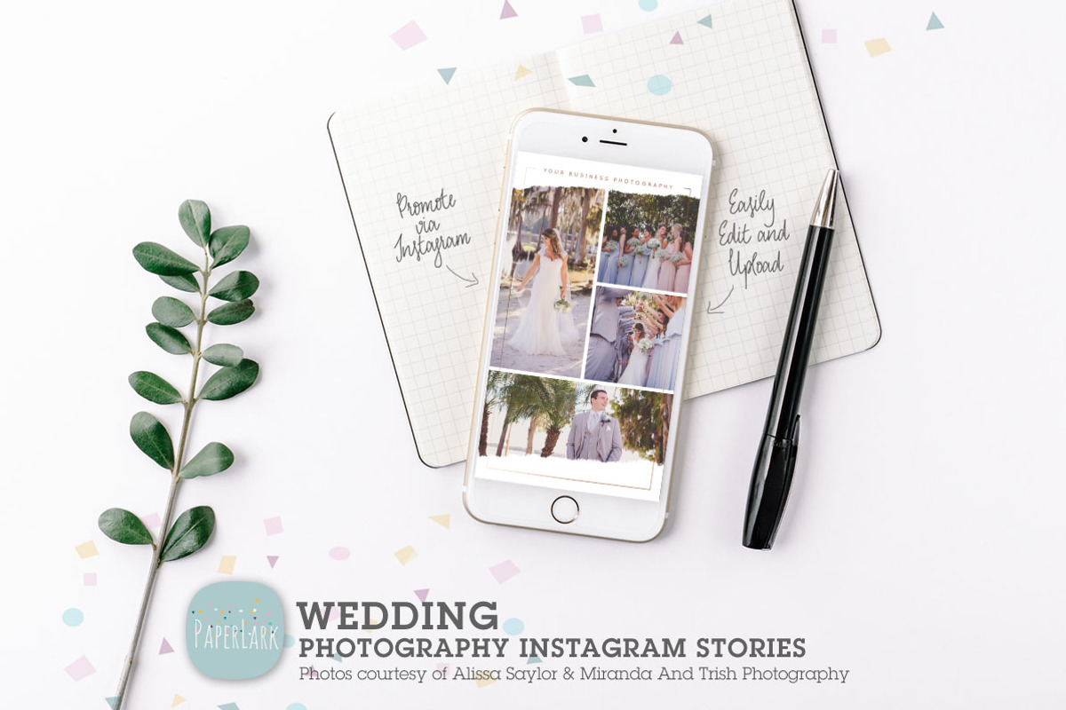 SM008 Instagram Story Wedding, a Social Media Template by Paper Lark (Photo 2 of 6)