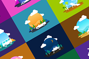 Travel Illustration Set, an Illustration by Amazing Custom Icons (Thumbnail 2 of 7)