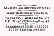 Simple Chunky - Retro Font, a Handwritten Font by Keithzo (Thumbnail 8 of 8)