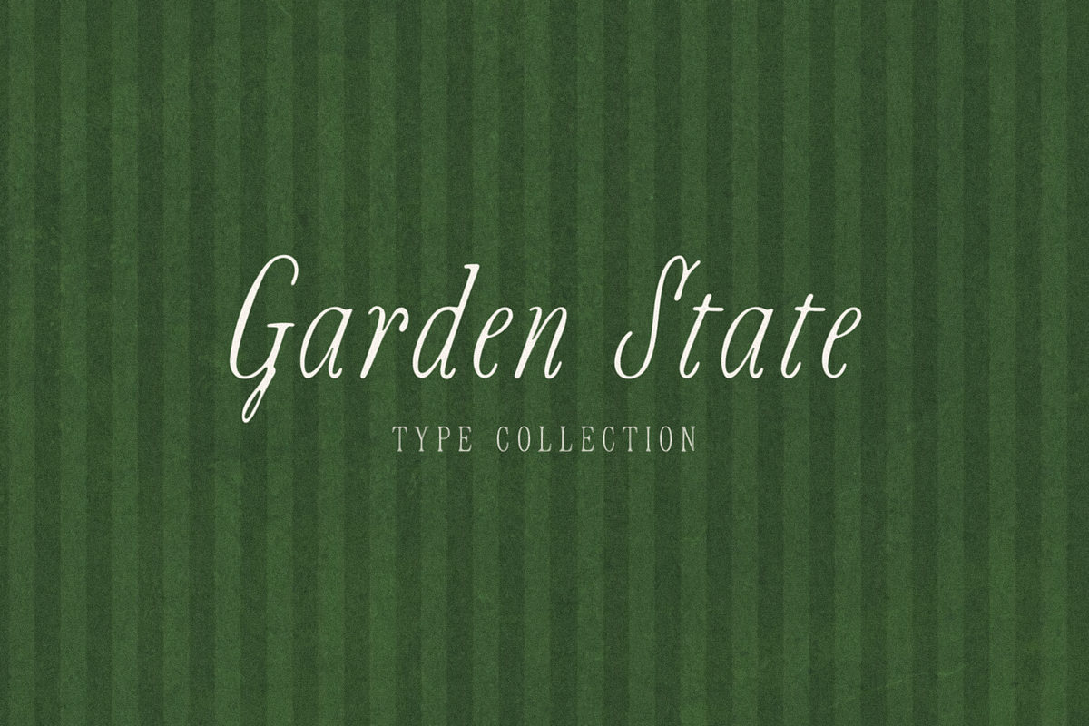 Garden State, a Serif Font by Bruised Goods (Photo 1 of 15)