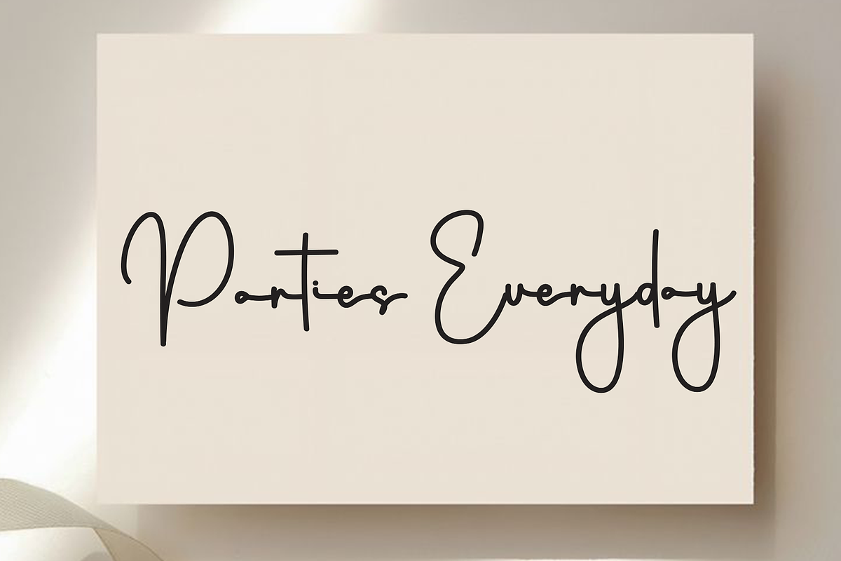 Playing Paragliding, a Handwritten Font by FreshTypeINK (Photo 2 of 8)