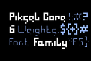 Piksel Core Font Family, a Sans Serif Font by Fontsphere (Thumbnail 7 of 9)