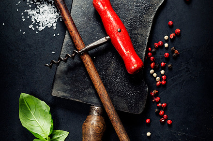 Vintage cutlery stock photo containing old and spoon, a Food & Drink Photo by Natalia Klenova's Shop