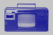 Retro Tech - 21 Technology Halftones, an Object Graphic by Offset (Thumbnail 2 of 11)