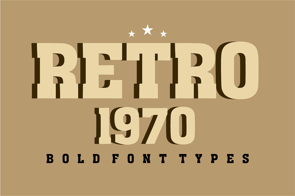 Black Slab Font - Vintage Style, a Slab Serif Font by KiddoGlyphs Studio (Photo 3 of 5)