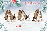 Woof Christmas Watercolors, an Animal Illustration by Eva Katerina (Thumbnail 5 of 18)