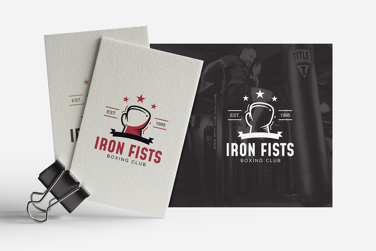 Boxing Club Logo Template, a Branding & Logo Template by floringheorghe (Photo 2 of 2)