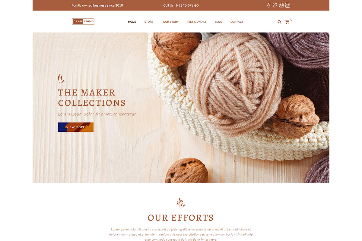 Crafts:Multi-Purpose WordPress Theme