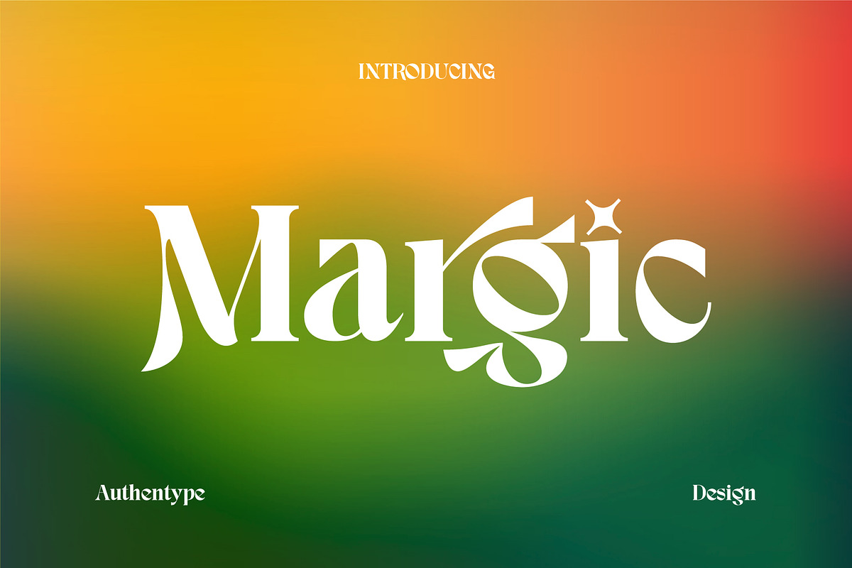 Margic - Magic of Typeface, a Serif Font by AuthenType (Photo 1 of 15)