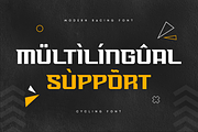 Cycling - Modern racing font, a Sans Serif Font by Hamz Studio (Thumbnail 2 of 9)