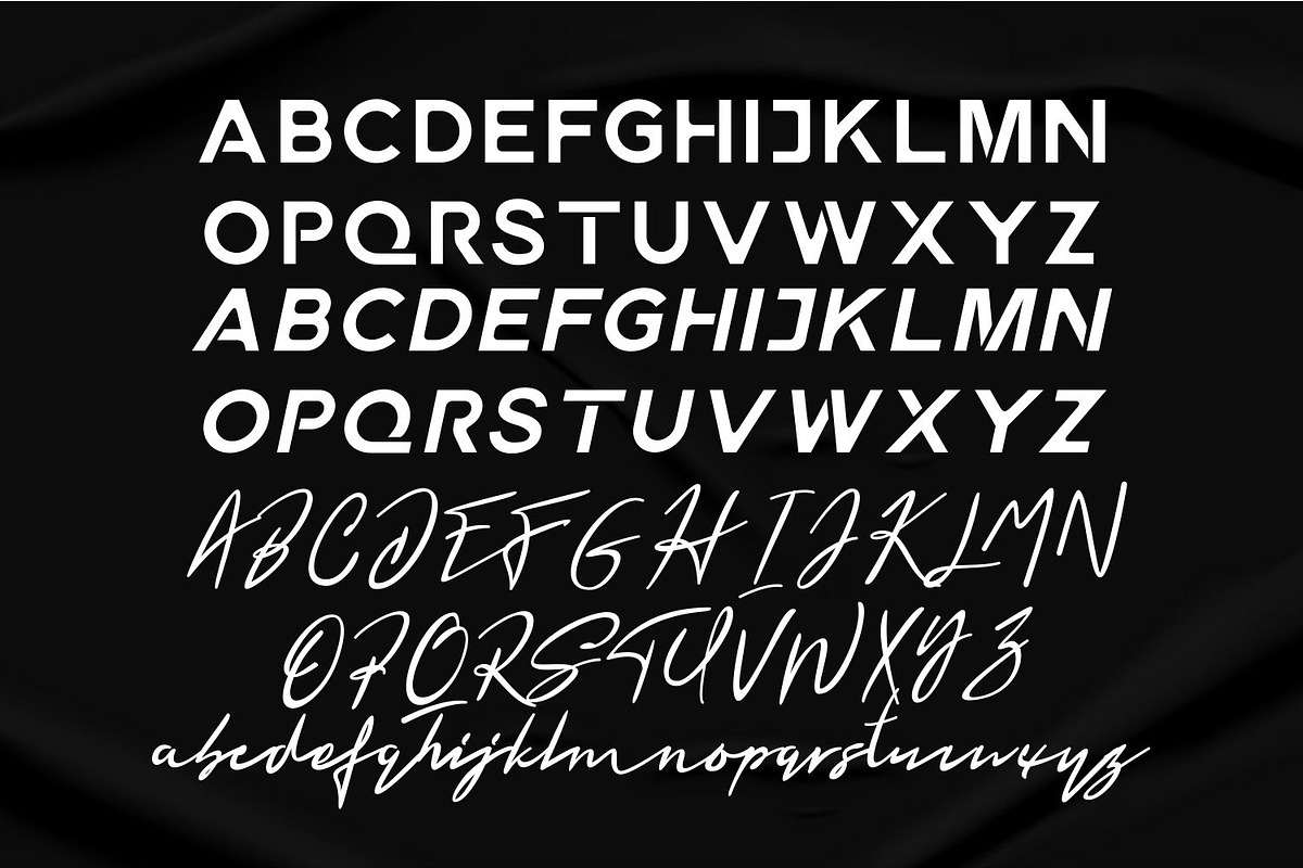 Matrix World Font Duo Sans Script, a Script Font by WhymoreArt (Photo 8 of 9)